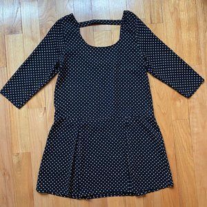 Drop Waist, Polka Dot Dress